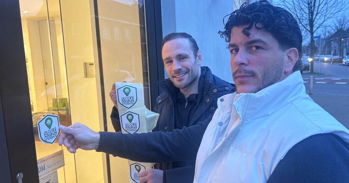 Een veiliger gevoel op straat? Jelle en Joey proberen dat in Tilburg te bereiken met de 'Safe Point'
