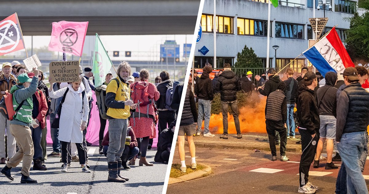 Van snelwegblokkades tot geweld bij azc-protesten: hoe kiezers verschillend denken over ontwrichtend