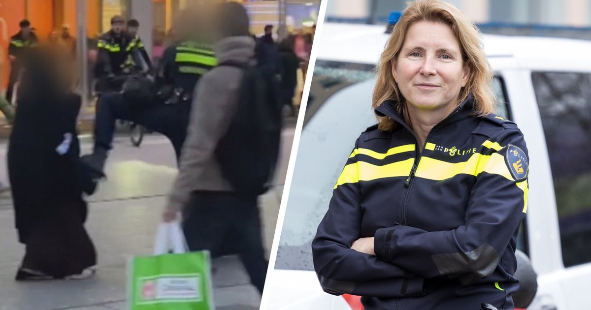 Geweld trappende agent in Utrecht was volgens politiechef deels onnodig: aanhouding was terecht, tra