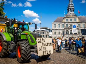 Boerenprotest in Maastricht