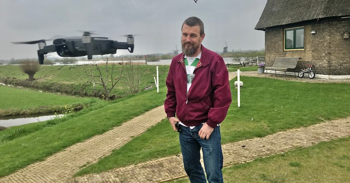 Molenaars: 'Drones groot probleem in Kinderdijk'